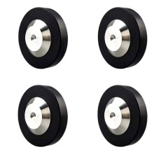 4 Stainless Isolation Feet Anti-Vibration Spikes Speaker Amplifier Turntable CD DAC Damper Pads
