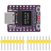 3PCS ESP32-C3 Development Board WiFi Module with 0.42 Inch OLED Display 4MB Flash Ceramic Antenna USB Type-C