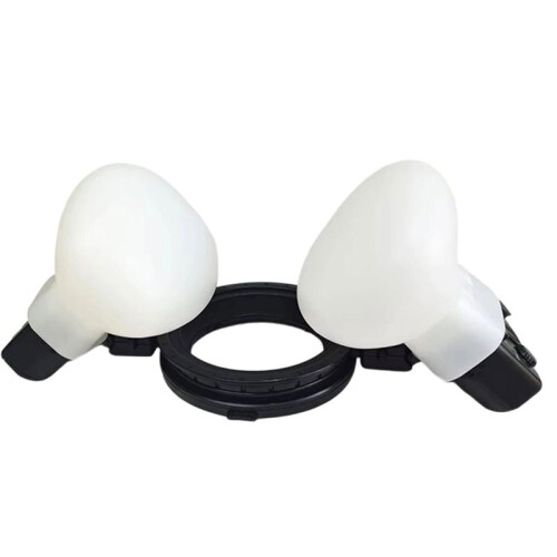 2pcs Dual  Flash Lamp Diffuser Soft Light Hood for  R1C1 for Yongnuo YN24EX for  MF12 Camera Accessories