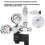 Aquarium CO2 Bubble Meter Water Injection Version CO2 Regulator Generator Reaction System Fish Tank CO2 Equipment B 6