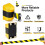 Cassette with Black and Yellow Striped Retractable Belt 5 M 3