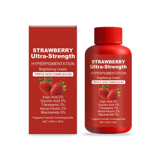 Strawberry Hyperpigmentation Acid Cream Triple Brightening Complex