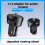 Action Camera 1/4 Rotation Adapter Swivel Mount Bracket Flexible Tripod Extension Accessories 3