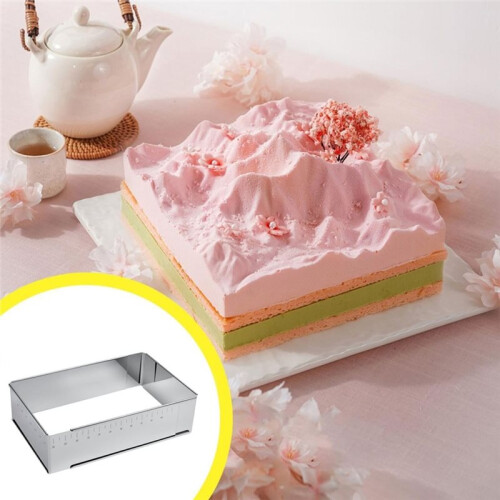 Cake ,Cake Mold, Rectangle Mousse Cake  Mold for Birthday Cake, Party Dessert, Handmade Snack 1