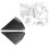 Car Rearview Mirror Triangle Panel Trim Chrome for  Spark 2016-2022  Upper Mirror Molding Left 42345001 3