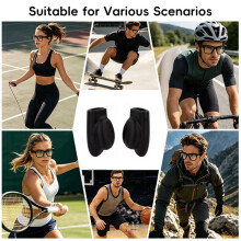 Glasögonörongrepp för för Meta Skyler Glasses Halkfria Silikonöronkrokar Säkra Glasögonskammar