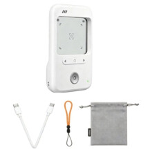 Transparent Viewfinder -CCD Portable Camera for Vlogging and Pocket Cam Film Light Meter with Lanyard Storage Pouch