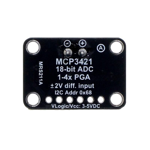 Módulo ADC MCP3421 de 18 Bits con Amplificador de Ganancia Programable Integrado, Plug And 2