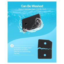 6 PCS Replacement Dryer Filter for 9164761 for Dryer Heat Pump Dryer Filter Mat for ACTIVE TDB230WP TCE530WP