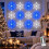 Luminária de Parede LED em Formato de Floco de Neve, 12 Modelos Sortidos, Ideal para Quarto e Sala de Estar 5