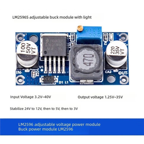 1PCS LM2596 Adjustable Voltage Power Supply Module  to  Step-Down Buck Converter LM2596S Step-Down Module 2