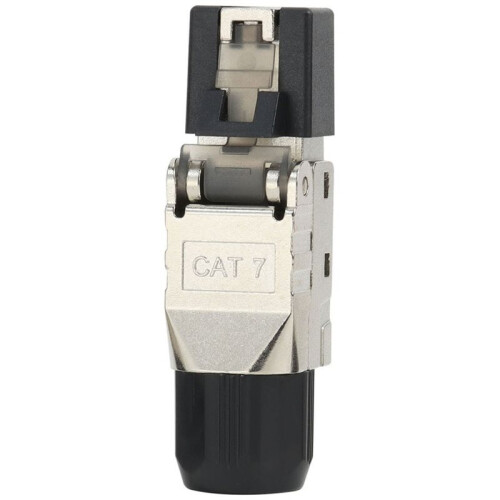 CAT8/CAT7/CAT6A RJ45 Toolless Ethernet Cable Connector Shielded Network Cable Plug for 22-24AWG STP Lan Cable C8 2