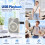 Portable Wireless Headset Microphone and Amplifier for Teaching for Classroom,Speech,Training Outdoor Charging &Storage 3
