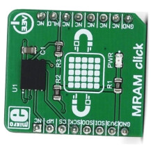MIKROE-2914 MRAM Click Board MR25H256A Herramienta de Desarrollo de Memoria