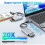 CFexpress Type B/XQD/ Card Reader USB3.2 Gen2 10Gbps High Speed Card Reader Adapter Dual Slot Memory Card Reader 5