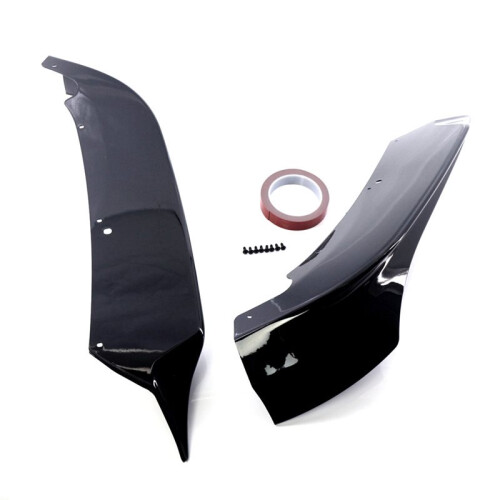 Front Bumper Side Splitter Lip Spoiler for  3 Series E90 LCI 2009-2012 Front Canards Splitter Accessories