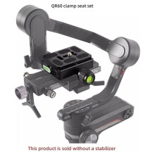 1set QR60 Camera Quick-Release Clamp - Compatible with Tripods, Monopods, and Tripod Heads
