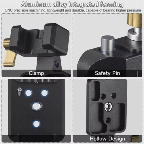 Vertical Bracket Camera Mount Vertical Shooting Photography for  Ronin  2/ 3/RS3 PRO Gimbal Mounting Clamp Plate 2