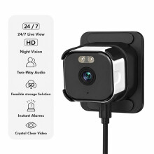 Telecamera di Sicurezza Interna WiFi da 3 MP 2K A Colori con Microfono e Archiviazione Cloud per La Videosorveglianza Domestica.