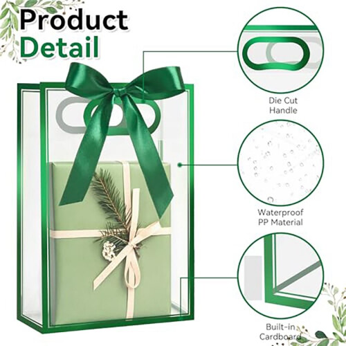 Clear Gift Bags Plastic Clear Gift Bags3