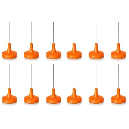 Universelles Aufbewahrungssystem für Softbaits, Vertikales Aufhängesystem für Seeigel- und Würfelköder, Farbe: Orange (mit Farbverlauf)