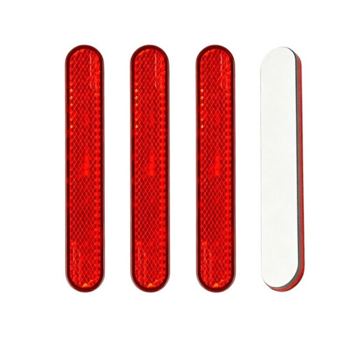 4Pcs Electric Scooter Left Right Front Rear Fork Cover Reflector Night Safety Warning Reflective Blocks for G30Max A