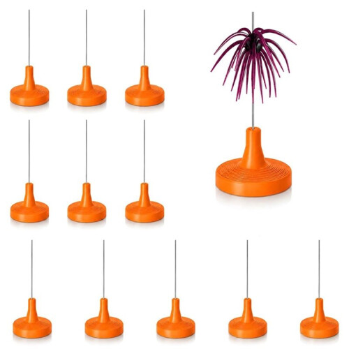 Universelles Aufbewahrungssystem für Softbaits, Vertikales Aufhängesystem für Seeigel- und Würfelköder, Farbe: Orange (mit Farbverlauf) 1