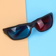 5x Rosso and Blu Occhiali anaglifi dimensionali 3D per la TV Movie giochi DVD