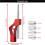 Adjustable Length Car Shifter Lever - Gear Shift Knob Extender for Taller Drivers, Ergonomic Racing Customization 6