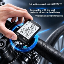 Cicletta GPS Wireless con Tachimetro, Contachilometri, Retroilluminazione Automatica, Indicatore di Altitudine, Velocità e Chilometraggio.