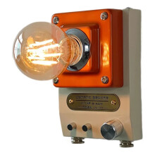 Nordic Retro Knob Dimming Wall Lamp Vntage Atmosphere Bedroom Bedside LED Hallway Balcony Industrial Style Decor Home