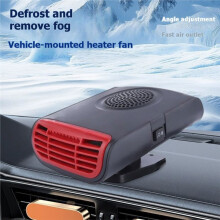 Car Heater 12V 150W Portable Defroster and Cooling Fan, 2-in-1 Windscreen Demister with 360 Rotatable Bracket