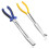 11" Long Nose Pliers - Bent Nose Plug Cable Puller, Wire Cutter, and Hose Clamp Hand Tools 1