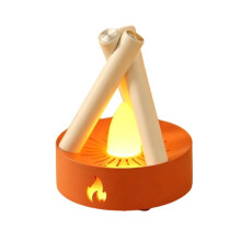 Led Night Light, Flickering Flame Lamp with 5 White Noises & 2 Lighting Modes, Sleep Aid Light for Bedroom Home Decor