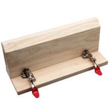 Abrazadera para Coser Cuero - Tornillo de Banco Horizontal para Coser Cuero con Hebilla de Liberación Rápida (Herramienta de Bricolaje para Trabajos