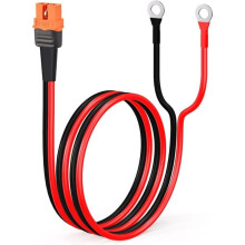 XT60i to O Terminal Cable,12AWG 2ft XT60i Female to O Connector with Tinned Pure Wire,for RC Battery Solar