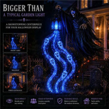 Solar Halloween Soul Harveste Animated Garden Light Soul Harveste Halloween Garden Light with Glowing for Lantern