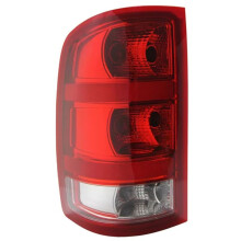 Left Side Rear Bumper Tail Light, Replacement Tail Lamp Assembly for Sierra 1500 2500HD 3500HD 2007-2013