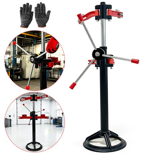 Strut Spring Compressor 200mm Coil Shock Stand Hand Operated Garage Workshop UK