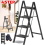 4 Step Ladder Folding Step Stool Heavy Duty Metal Small Compact Foldable Ladders 1