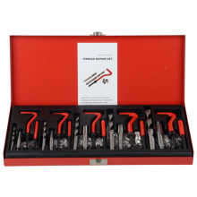 Thread Repair Kit HSS Drill Helicoil Metric Set Heli Coil Tap Insert Case 131Pcs