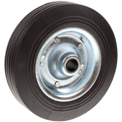 8" (200mm) Replacement Solid Jockey Wheel For Ribbed Jockeys Heavy Duty UK 2