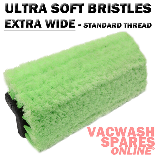 REPLACEMENT WASH BRUSH HEAD 13" - EXTRA WIDE ULTRA SOFT BRISTLES LORRY VAN USE 1