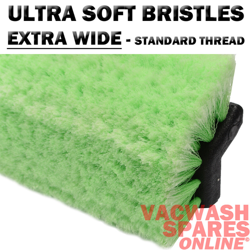 REPLACEMENT WASH BRUSH HEAD 13" - EXTRA WIDE ULTRA SOFT BRISTLES LORRY VAN USE 2