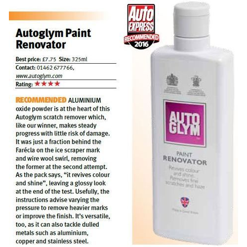 Autoglym AUTOGLYM PAINT RENOVATOR 325ML / RESTORE HAZED PAINTWORK / CONTAMINATION / SHINE 1