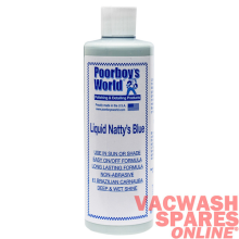 POORBOYS LIQUID NATTYS BLUE - CARNAUBA WAX - WET LOOK FINISH FOR BLUE CARS ETC..