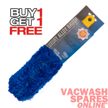 DELUXE ALLOY WHEEL BRUSH *NO METAL* - CARS - BIKES - VANS - VALET & DETAILING