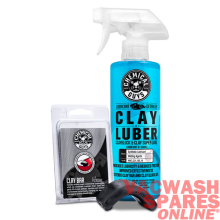 CHEMICAL GUYS CLAY LUBER & HEAVY CLAY BAR - SURFACE CONTAMINATION REMOVER SET