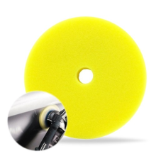 VALETPRO LIGHT MEDIUM YELLOW FOAM MACHINE POLISHING PAD 6 INCH FOR DUAL ACTION