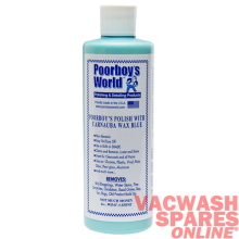 POORBOYS POLISH WITH CARNAUBA WAX BLUE 473ML - DARK COLOURED VEHICLE POLISH WAX